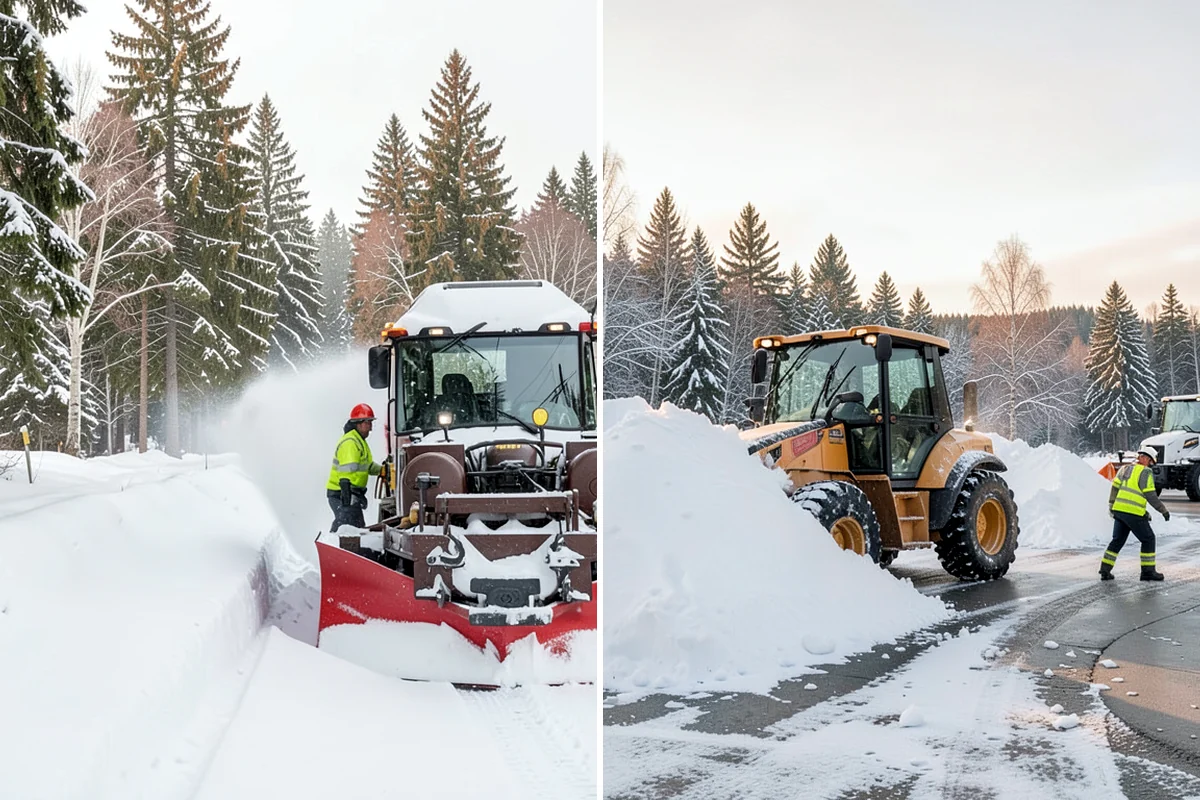 Sidewalk Salting in Sedro-Woolley, Skagit County, WA - We confirm temperatures suit salt's melting range