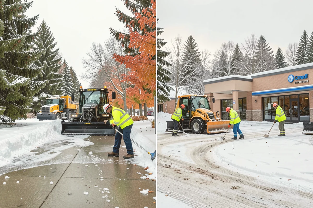 Sidewalk Salting in Stanwood, Snohomish County, WA - We confirm temperatures suit salt's melting range