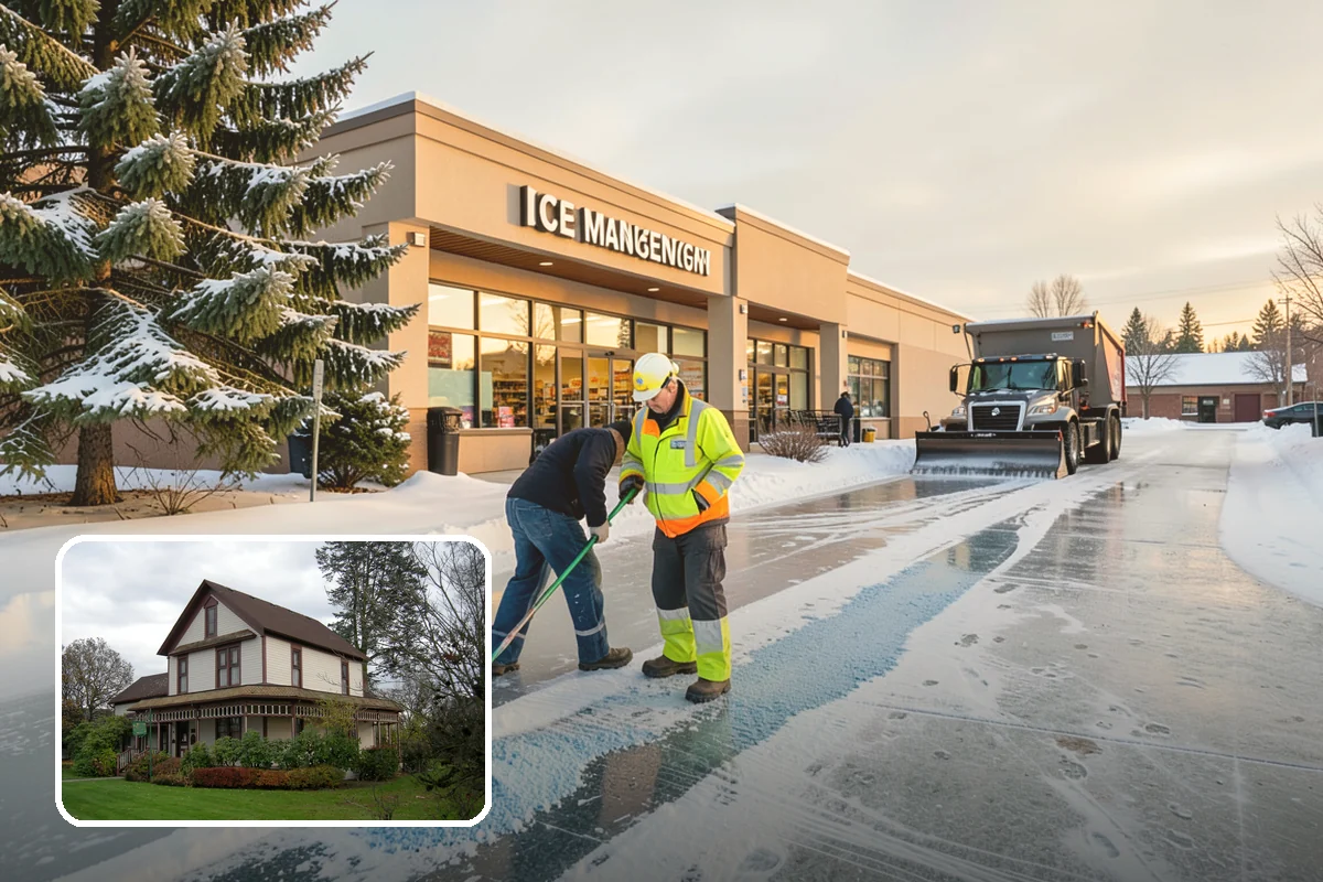 Sidewalk Salting in Sumner, Pierce County, WA - Effective across typical lowland freeze temperatures