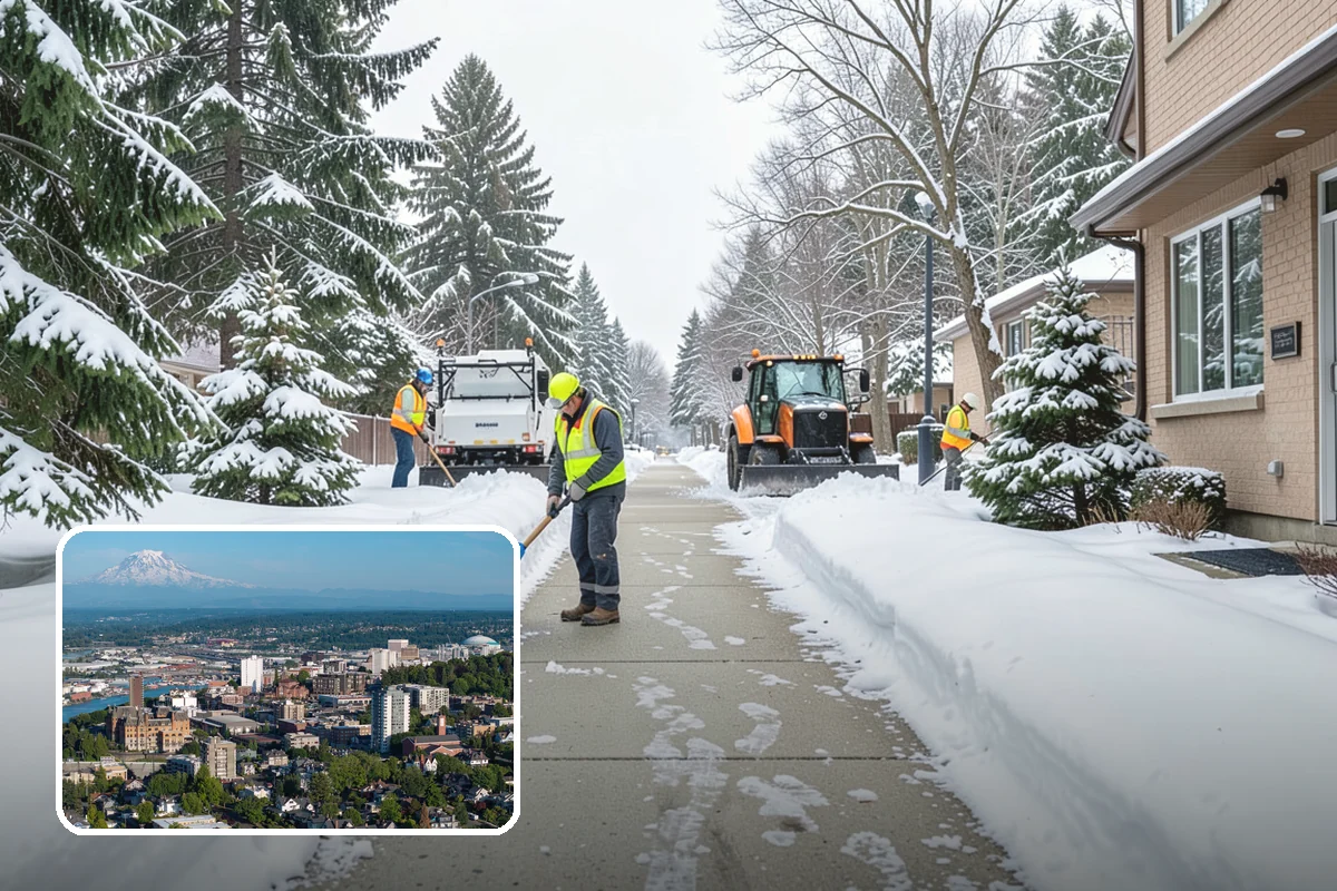 Sidewalk Salting in Tacoma, Pierce County, WA - Effective across typical lowland freeze temperatures