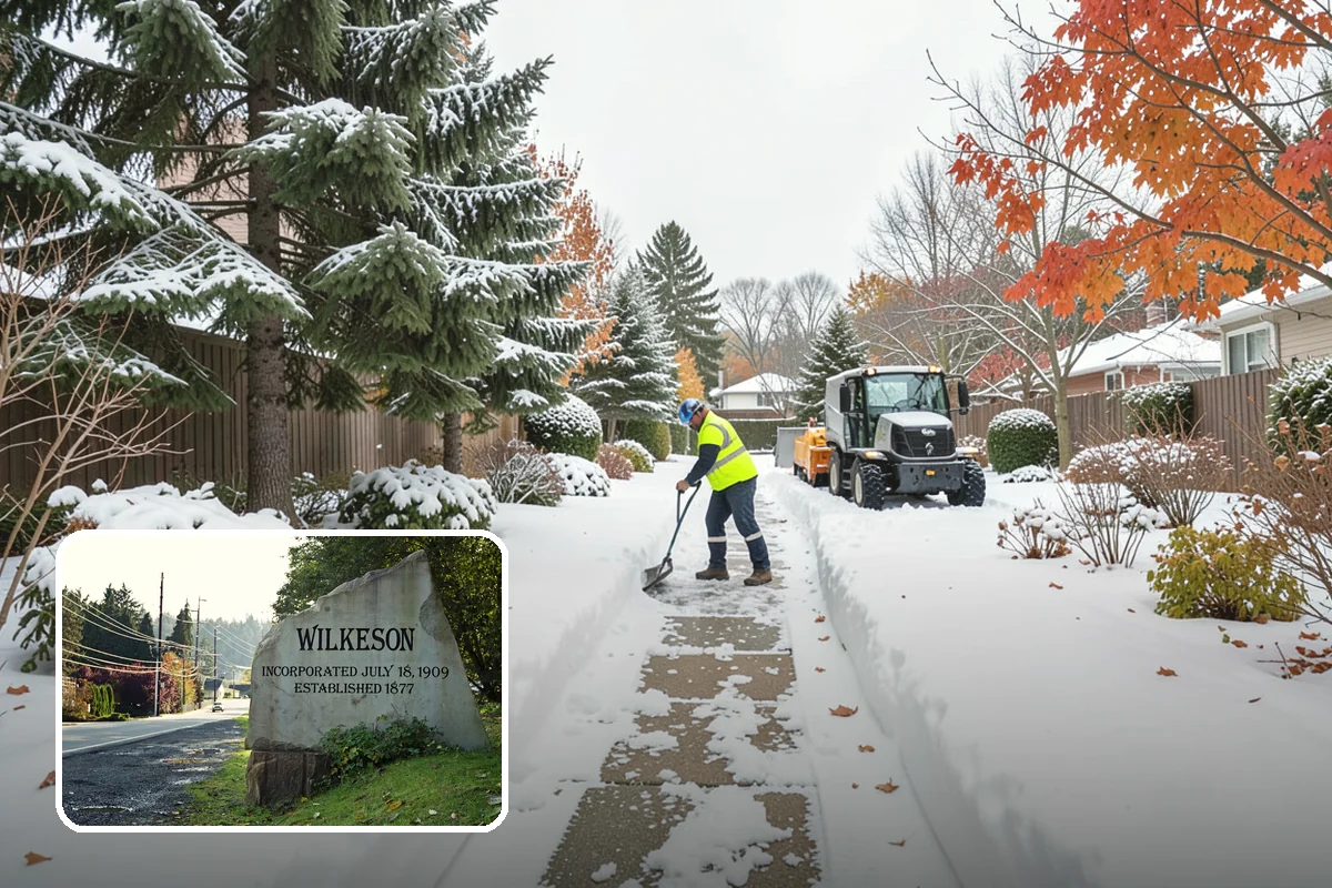 Sidewalk Salting in Wilkeson, Pierce County, WA - Effective across typical lowland freeze temperatures