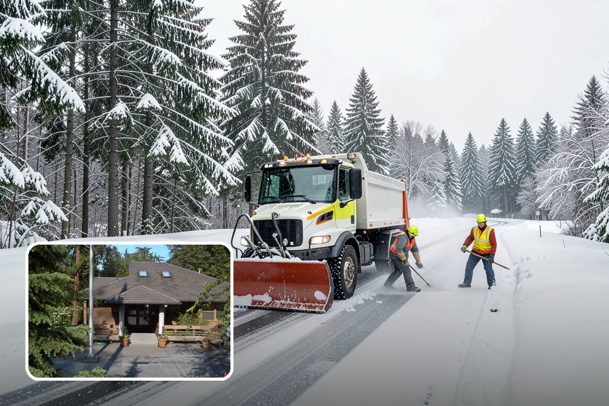 Sidewalk Salting in Yarrow Point, King County, WA - Effective across typical lowland freeze temperatures