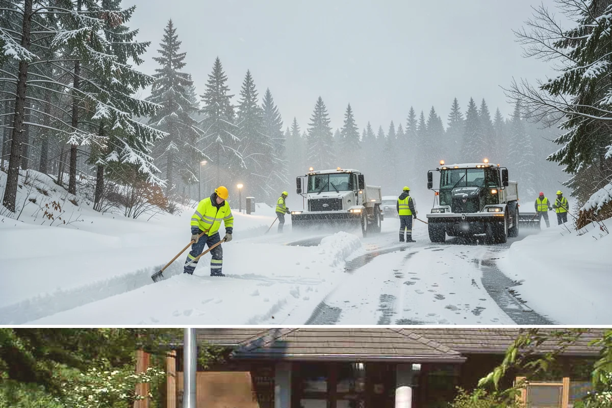 Sidewalk Salting in Yarrow Point, King County, WA - Sidewalk salting runs strongest through the midwinter freeze window.