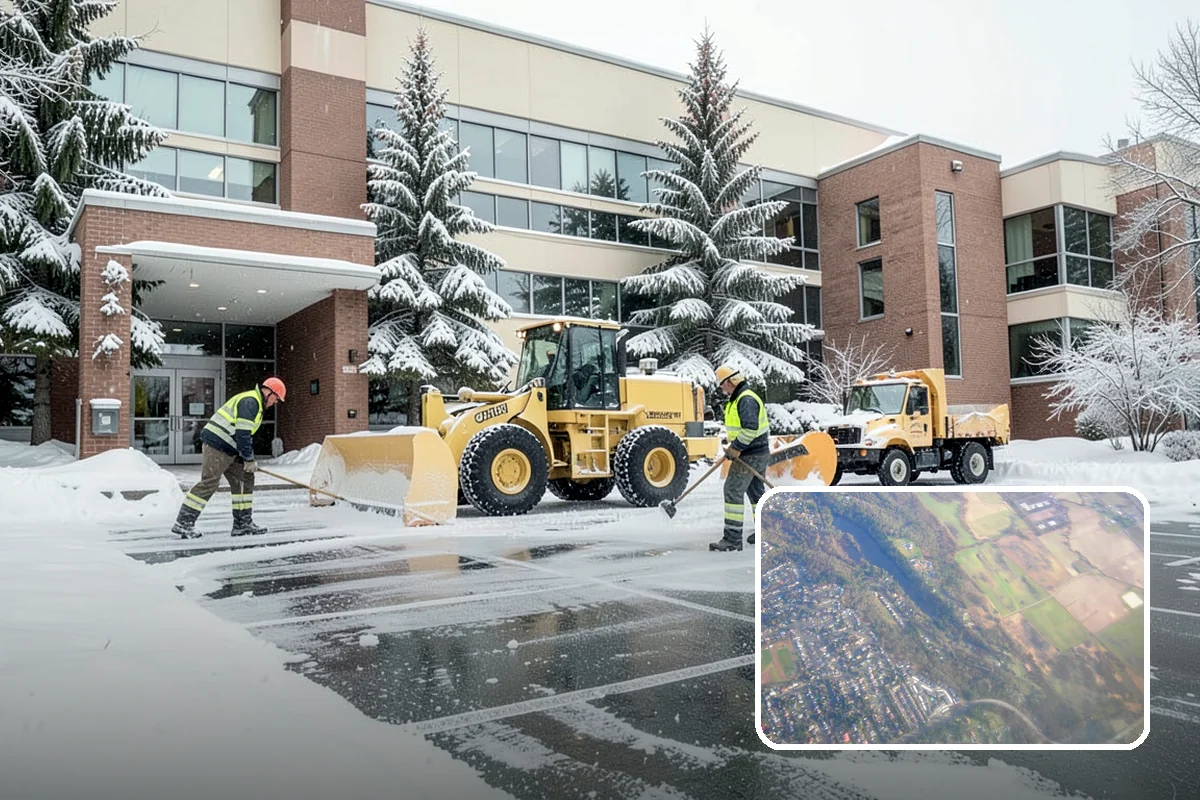 Sidewalk Sanding in Algona, King County, WA - Instant traction in extreme cold