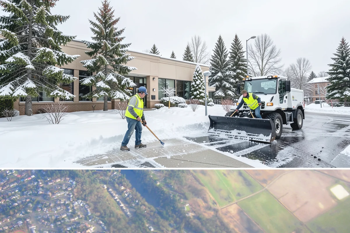 Sidewalk Sanding in Algona, King County, WA - Sidewalk sanding is most needed during deep-cold snaps in the heart of winter.