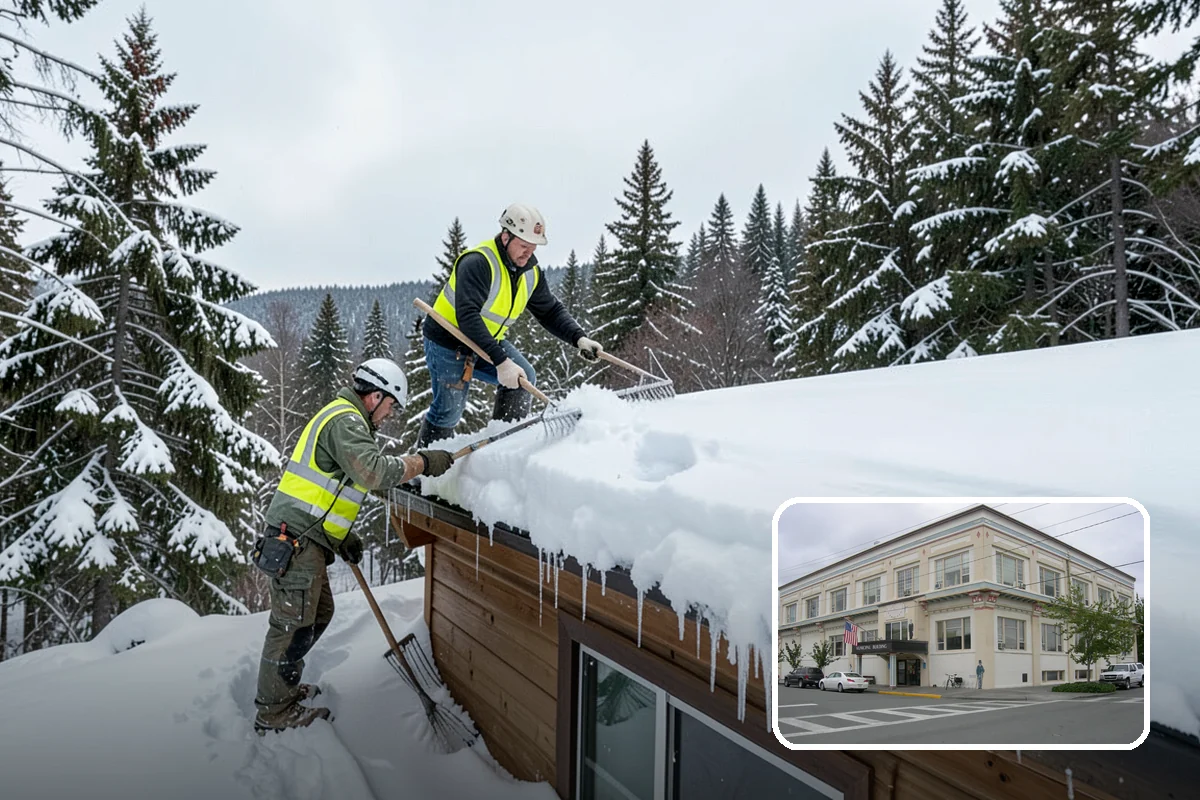 Sidewalk Sanding in Anacortes, Skagit County, WA - Instant traction in extreme cold