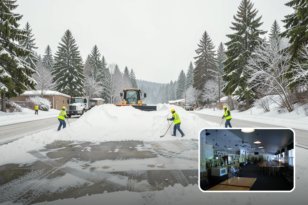 Sidewalk Sanding in Black Diamond, King County, WA - Instant traction in extreme cold