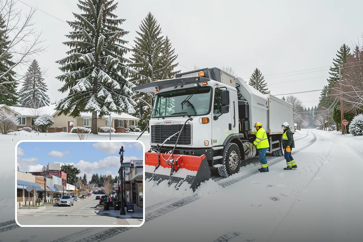 Sidewalk Sanding in Bothell, King County, WA - Instant traction in extreme cold
