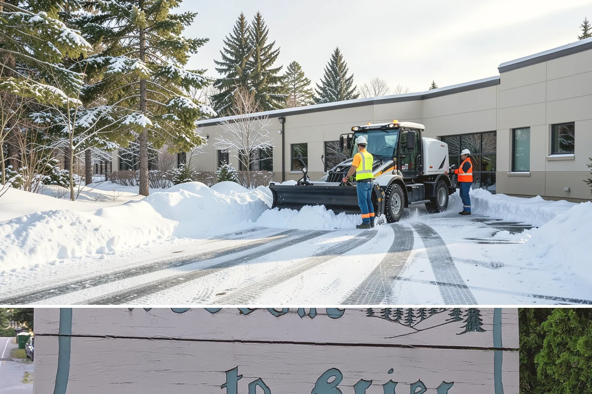 Sidewalk Sanding in Brier, Snohomish County, WA - Sidewalk sanding is most needed during deep-cold snaps in the heart of winter.