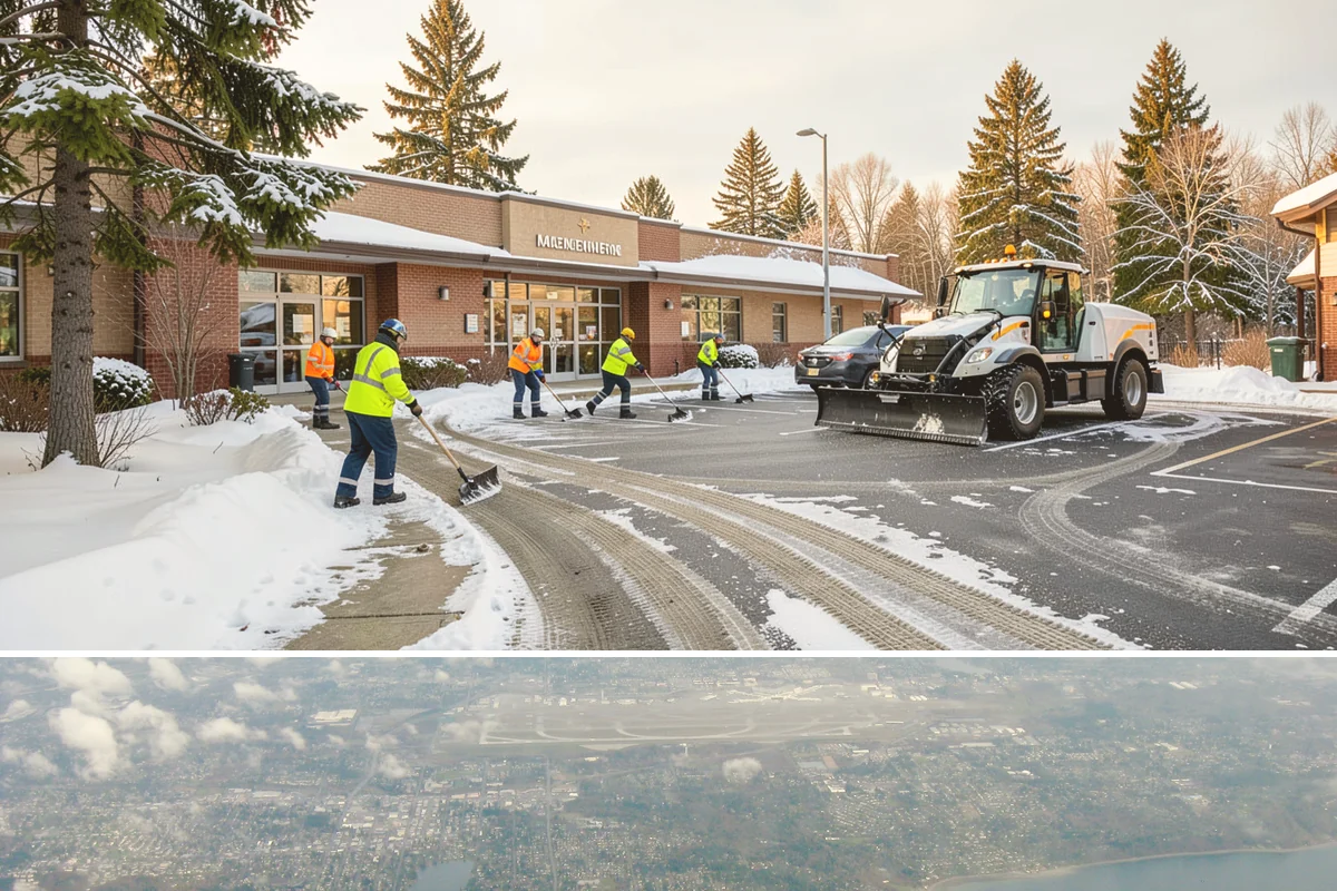 Sidewalk Sanding in Burien, King County, WA - Sidewalk sanding is most needed during deep-cold snaps in the heart of winter.
