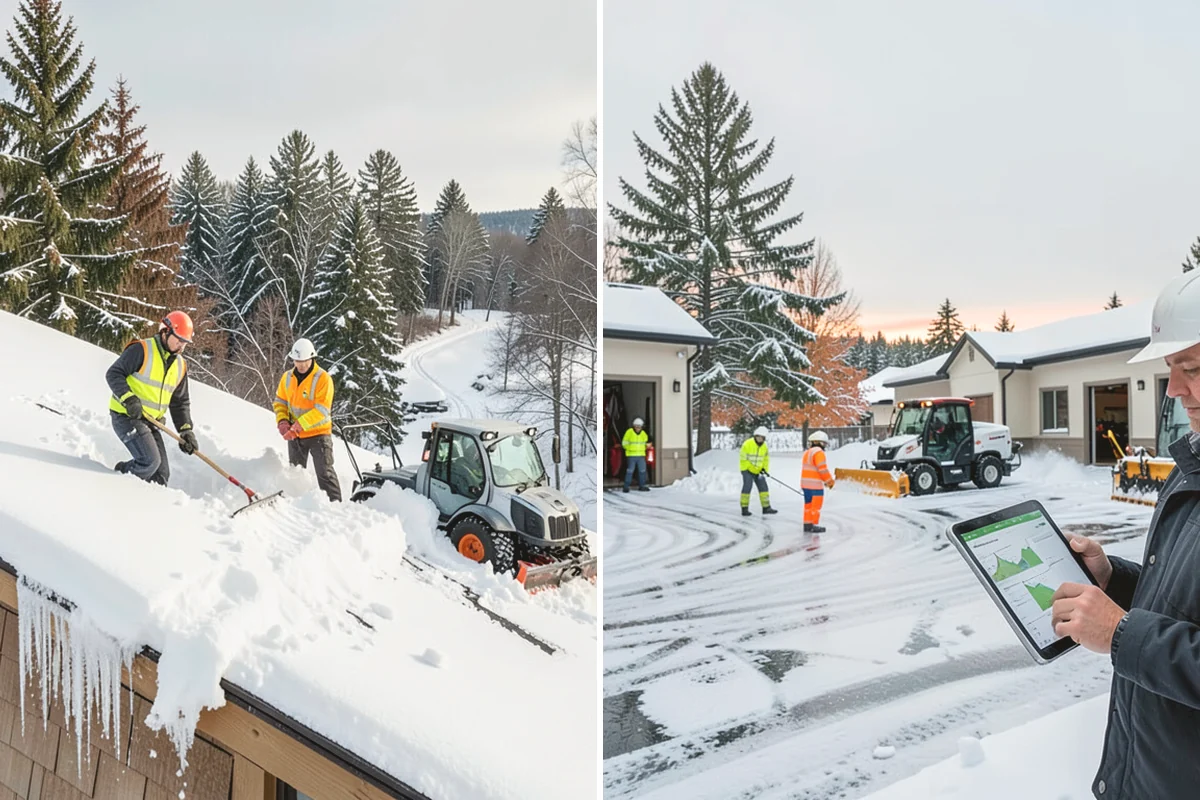 Sidewalk Sanding in Burlington, Skagit County, WA - We check pavement temperatures against deicer limits