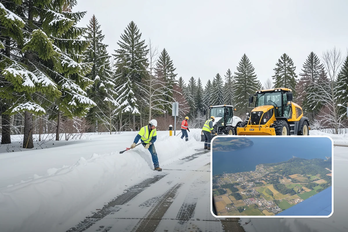 Sidewalk Sanding in Coupeville, Island County, WA - Instant traction in extreme cold