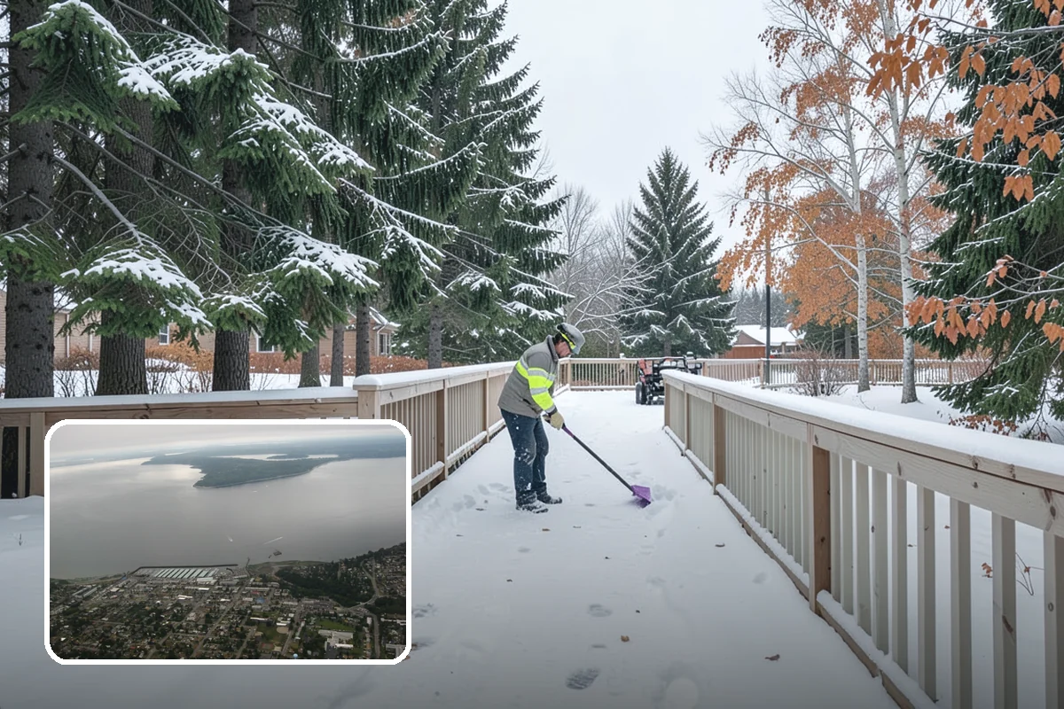Sidewalk Sanding in Des Moines, King County, WA - Instant traction in extreme cold