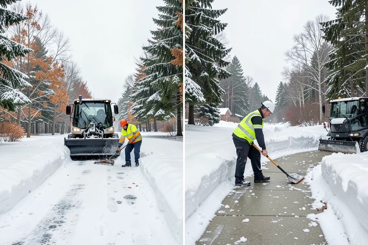 Sidewalk Sanding in Enumclaw, King County, WA - We check pavement temperatures against deicer limits