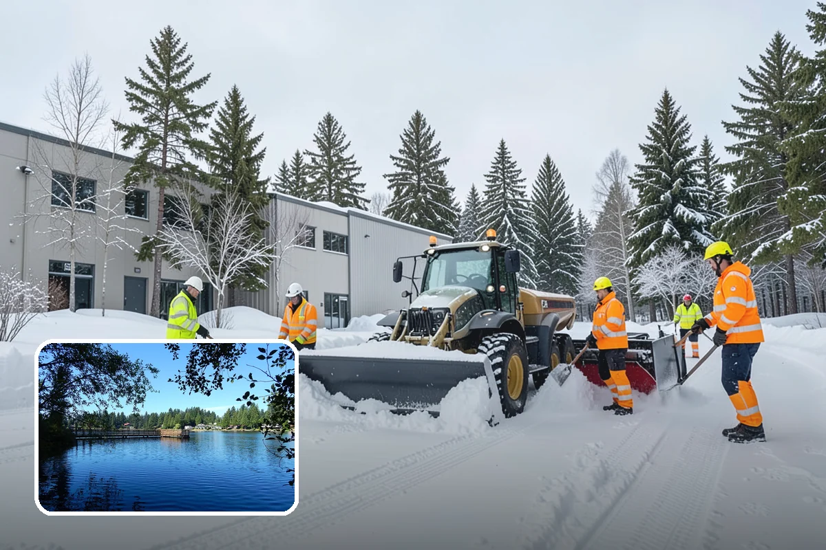 Sidewalk Sanding in Federal Way, King County, WA - Instant traction in extreme cold