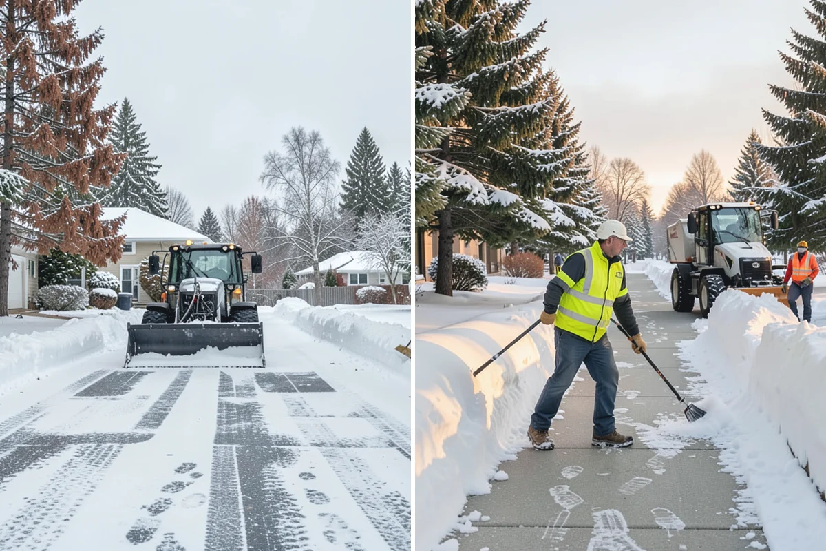 Sidewalk Sanding in Hamilton, Skagit County, WA - We check pavement temperatures against deicer limits