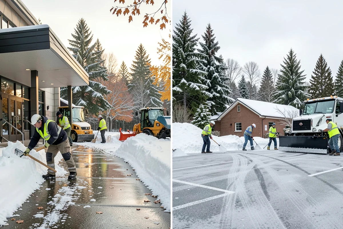 Sidewalk Sanding in Lake Forest Park, King County, WA - We check pavement temperatures against deicer limits