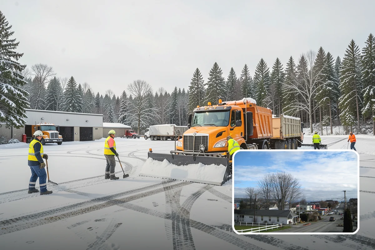 Sidewalk Sanding in Langley, Island County, WA - Instant traction in extreme cold