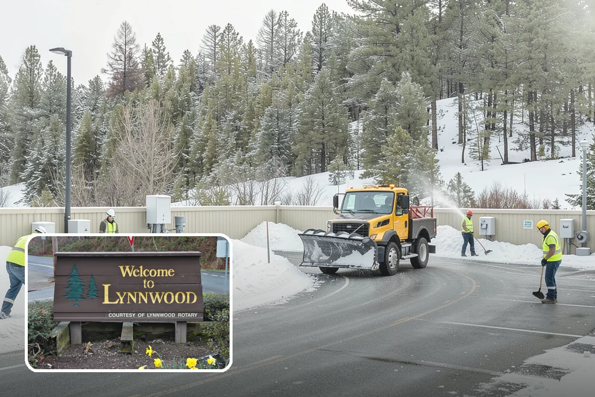 Sidewalk Sanding in Lynnwood, Snohomish County, WA - Instant traction in extreme cold