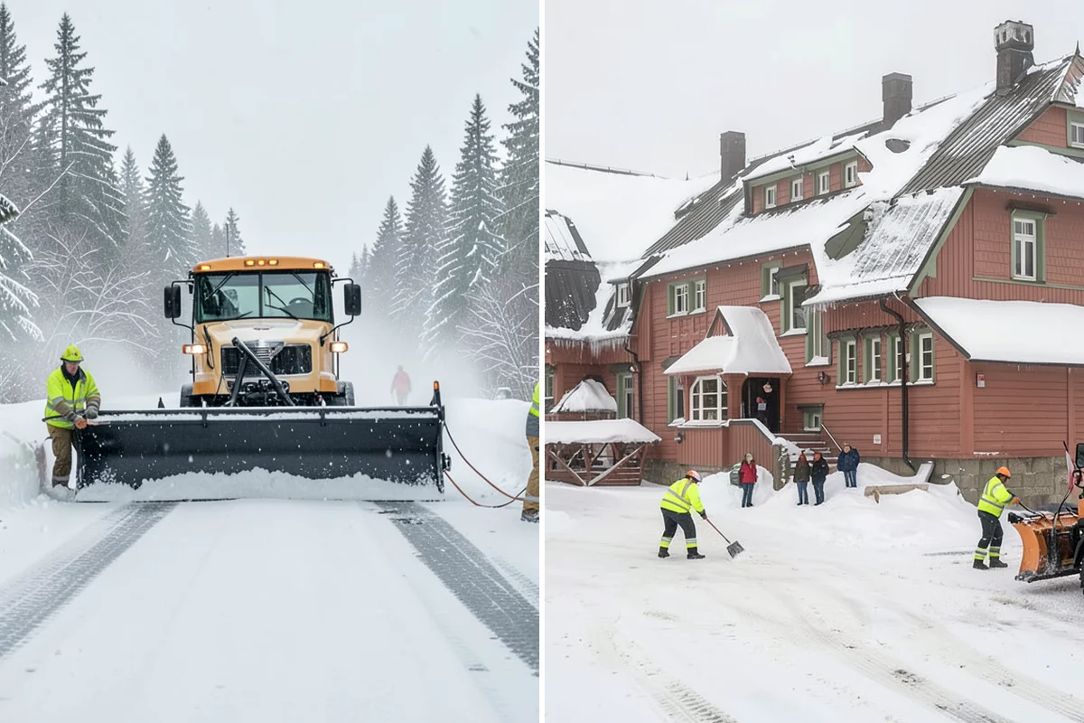 Sidewalk Sanding in Maple Valley, King County, WA - We check pavement temperatures against deicer limits