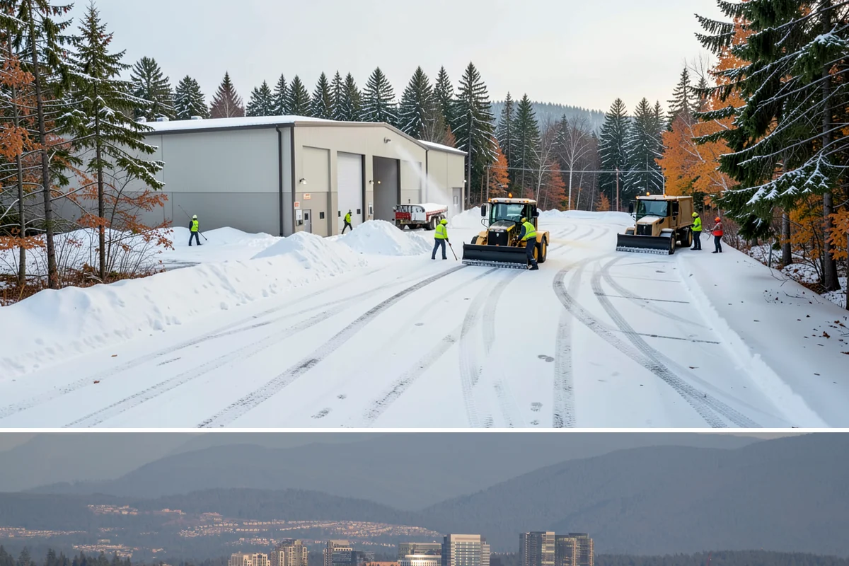 Sidewalk Sanding in Medina, King County, WA - Sidewalk sanding is most needed during deep-cold snaps in the heart of winter.