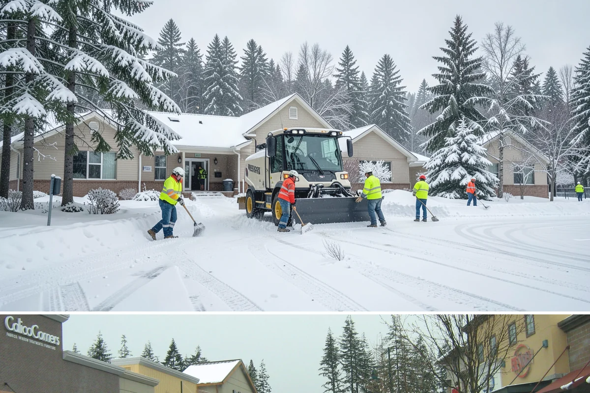 Sidewalk Sanding in Mill Creek, Snohomish County, WA - Sidewalk sanding is most needed during deep-cold snaps in the heart of winter.