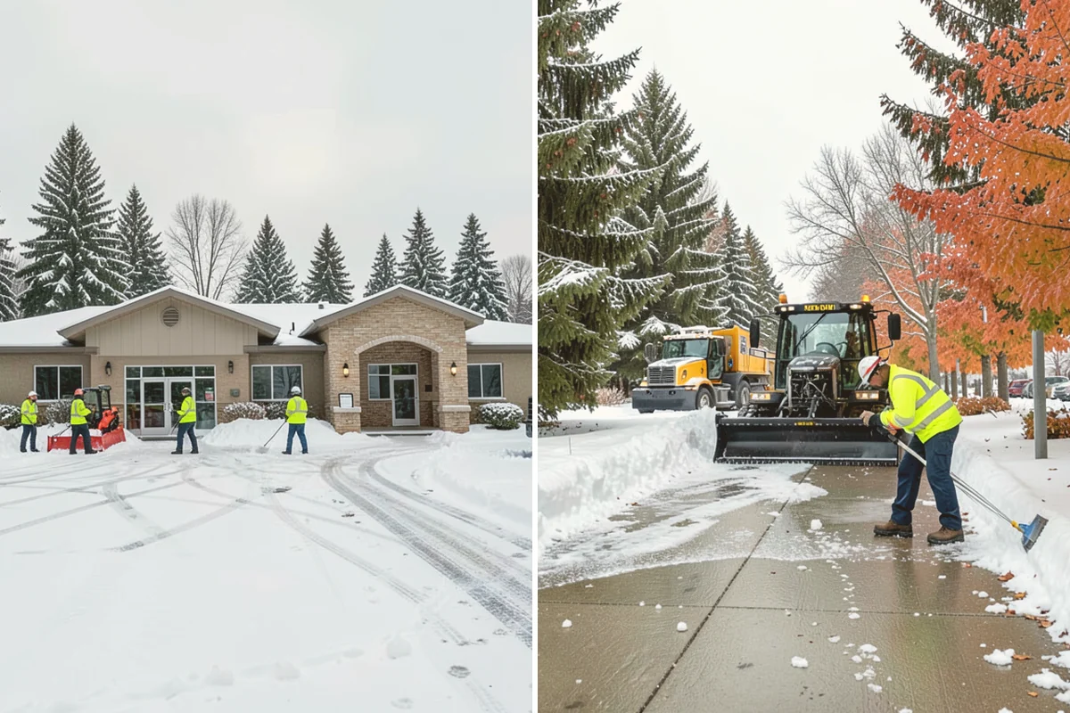 Sidewalk Sanding in Milton, King County, WA - We check pavement temperatures against deicer limits