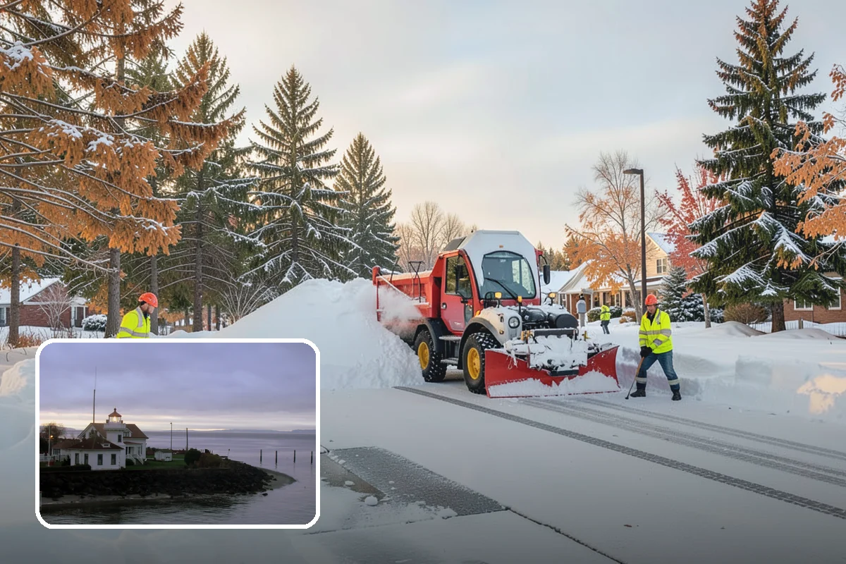 Sidewalk Sanding in Mukilteo, Snohomish County, WA - Instant traction in extreme cold