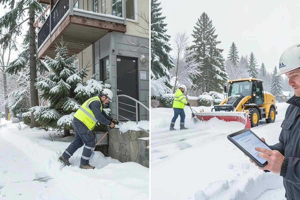 Sidewalk Sanding in North Bend, King County, WA - We check pavement temperatures against deicer limits