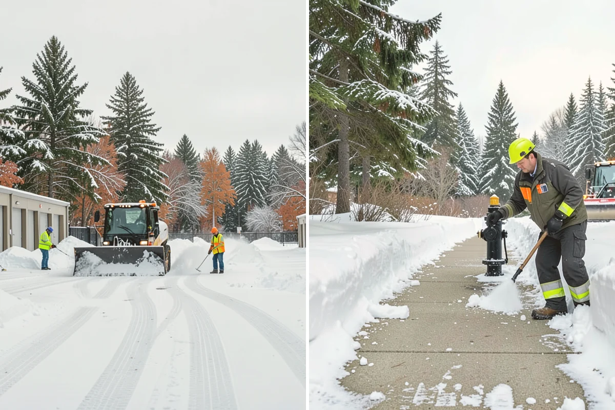 Sidewalk Sanding in Orting, Pierce County, WA - We check pavement temperatures against deicer limits