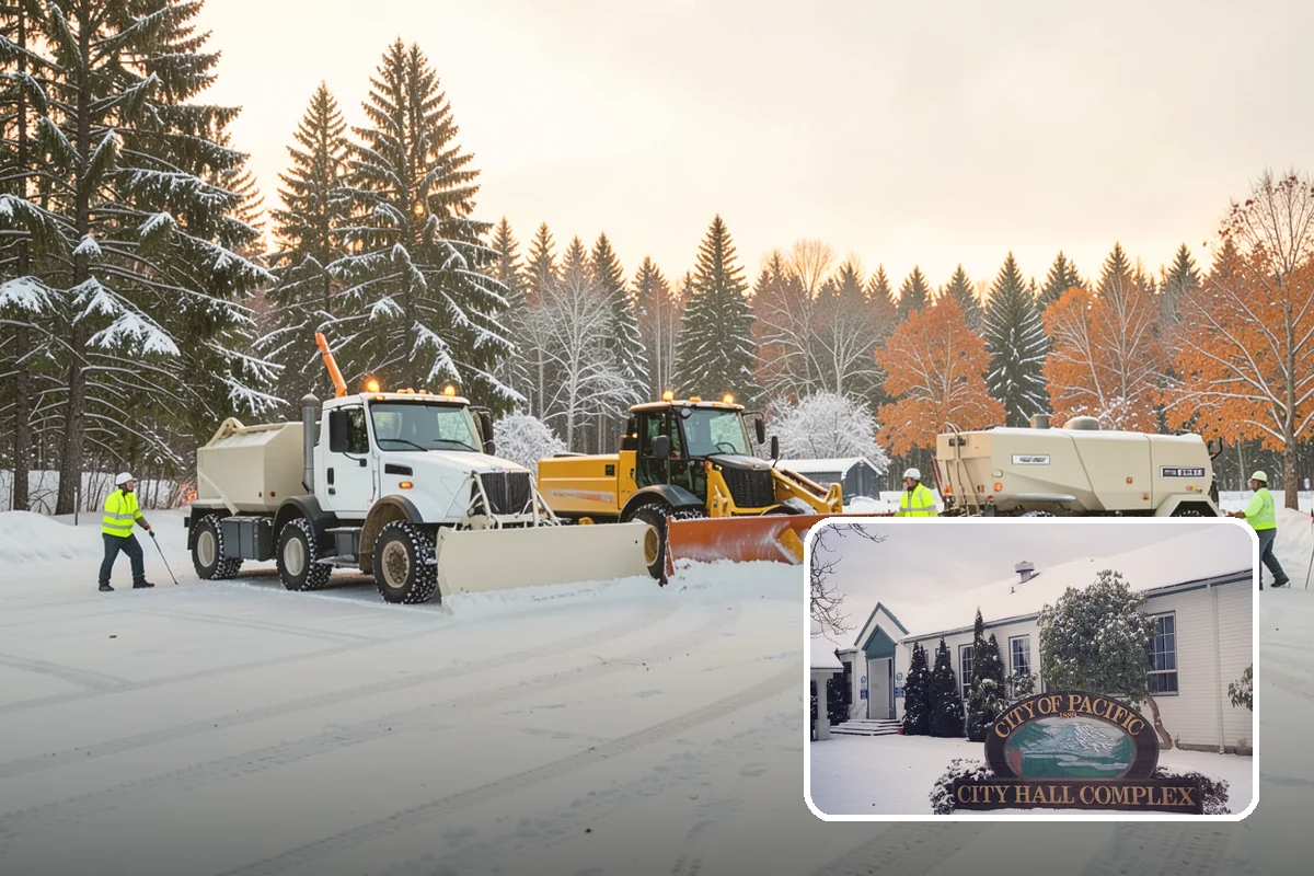 Sidewalk Sanding in Pacific, King County, WA - Instant traction in extreme cold