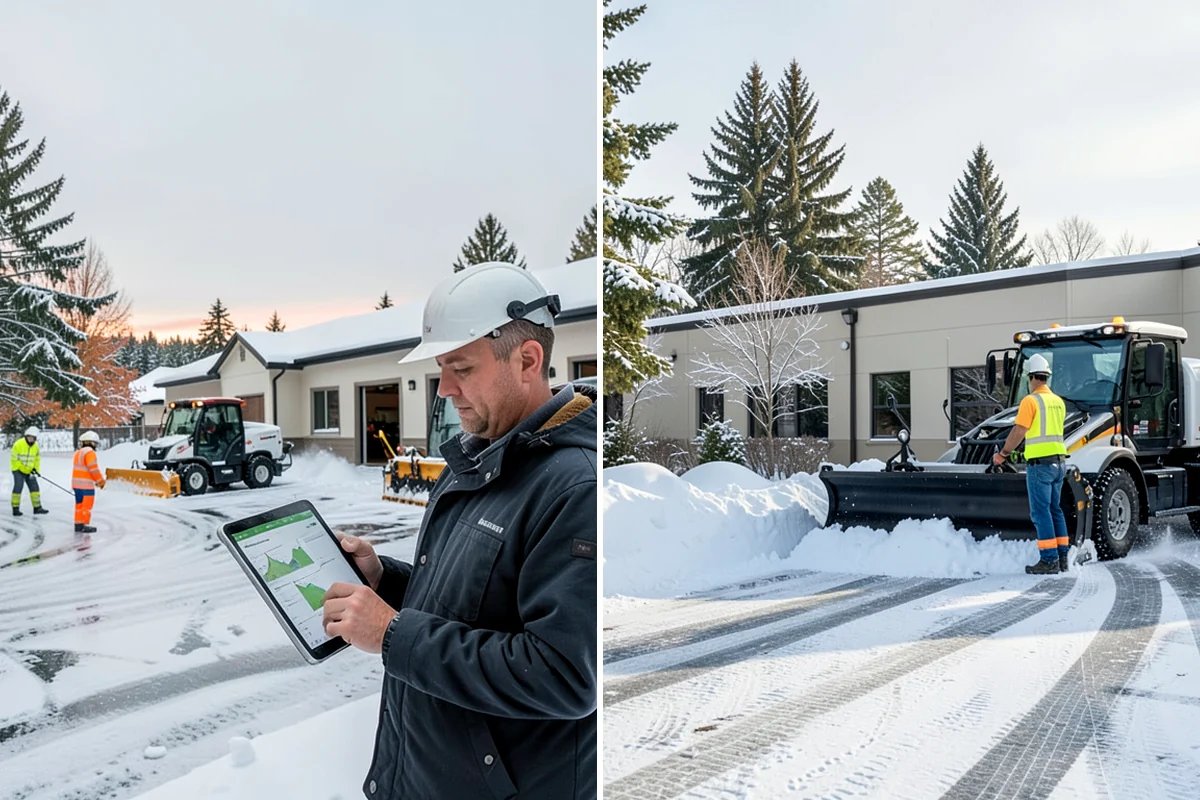 Sidewalk Sanding in Pacific, King County, WA - We check pavement temperatures against deicer limits