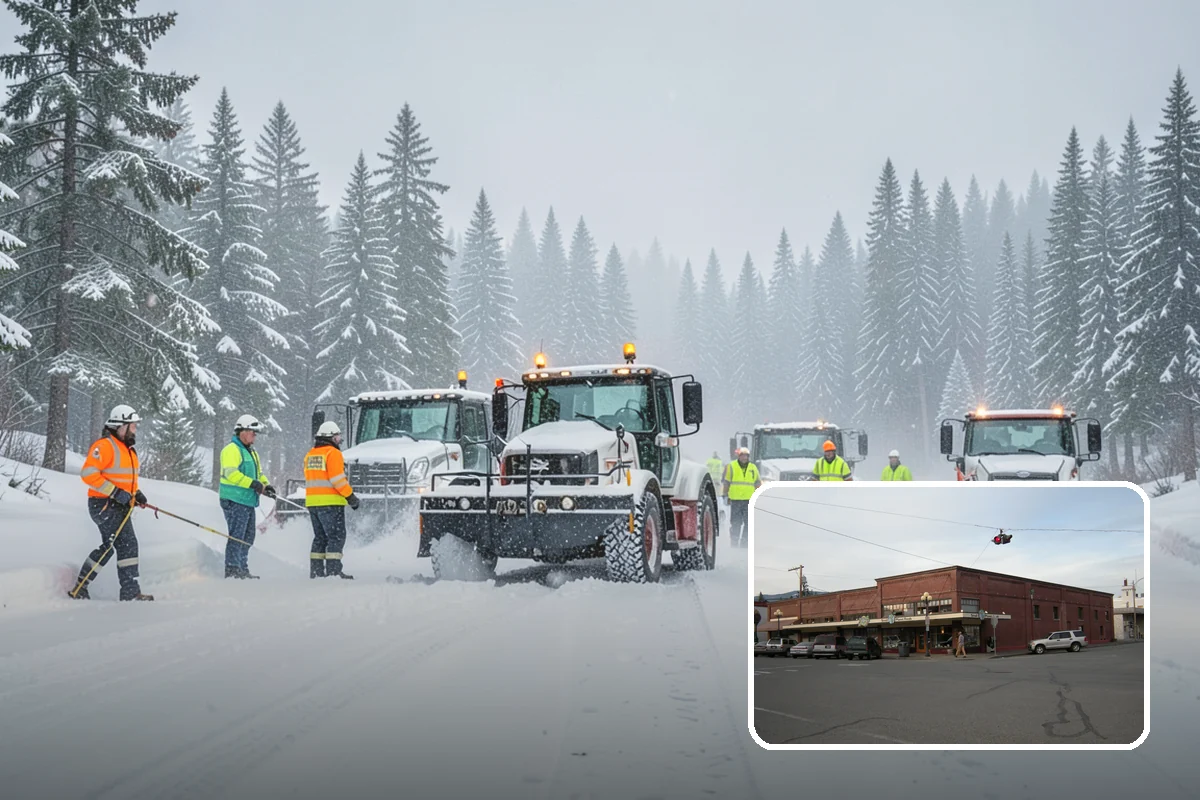 Sidewalk Sanding in Sedro-Woolley, Skagit County, WA - Instant traction in extreme cold