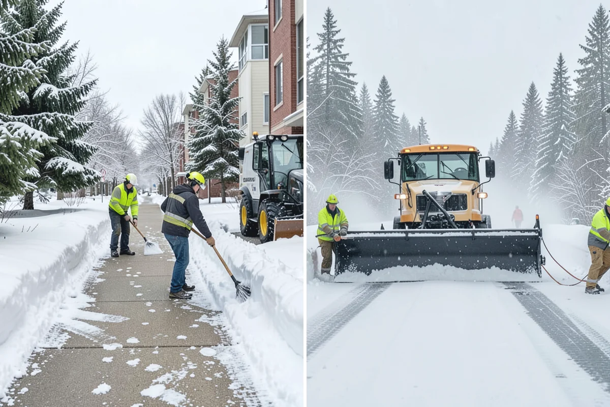 Sidewalk Sanding in Skykomish, King County, WA - We check pavement temperatures against deicer limits