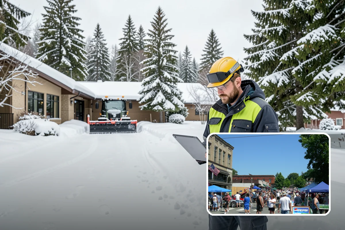 Sidewalk Sanding in Snohomish, Snohomish County, WA - Instant traction in extreme cold