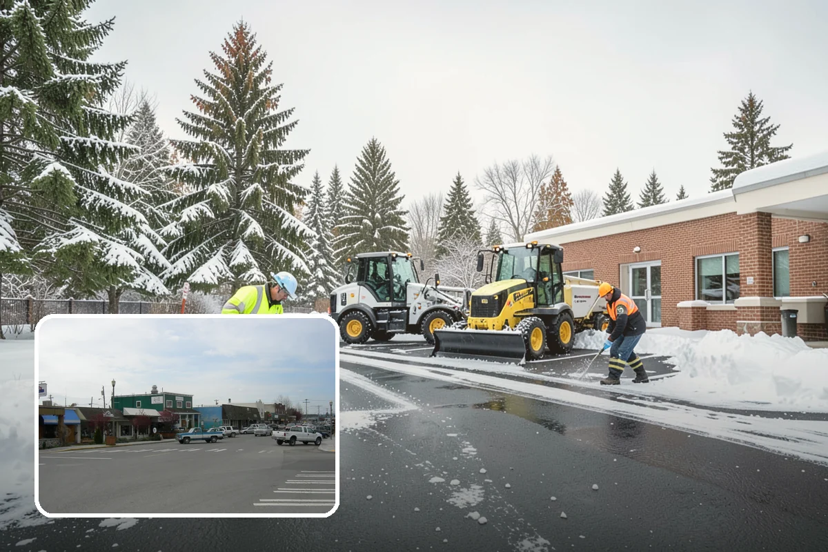 Sidewalk Sanding in Stanwood, Snohomish County, WA - Instant traction in extreme cold