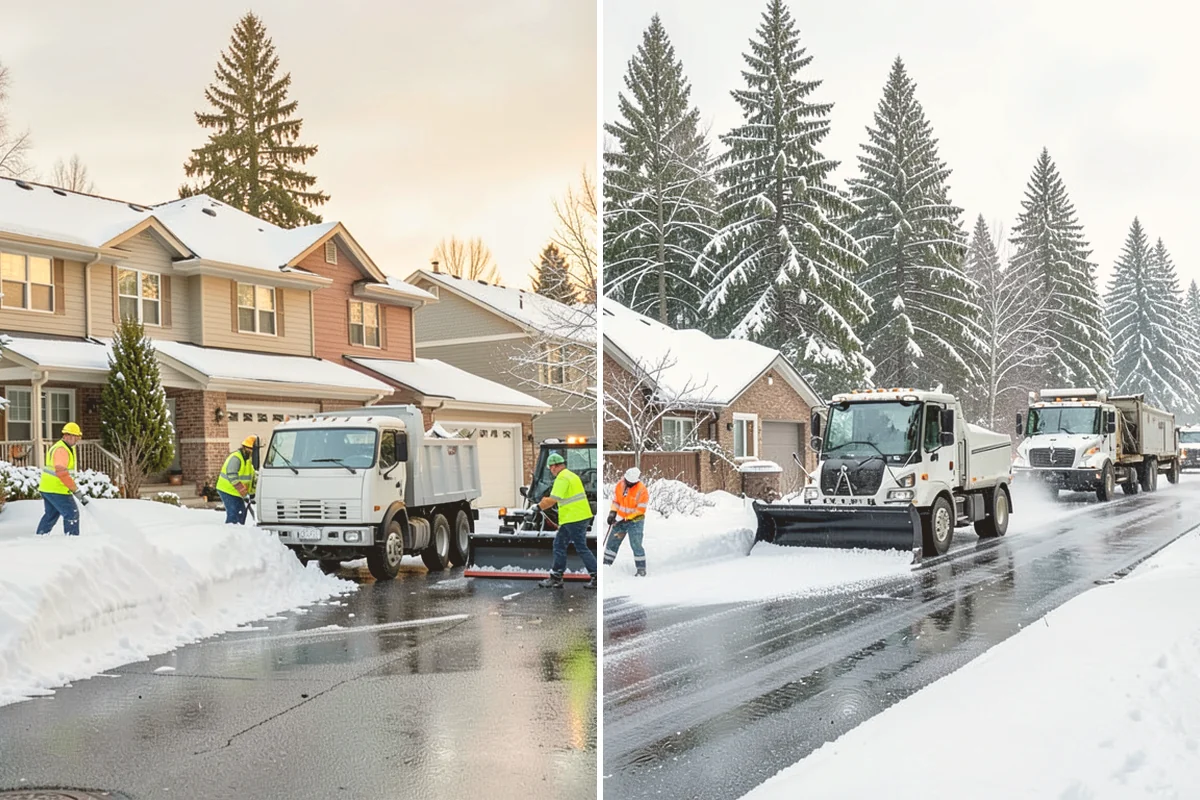 Sidewalk Sanding in Stanwood, Snohomish County, WA - We check pavement temperatures against deicer limits
