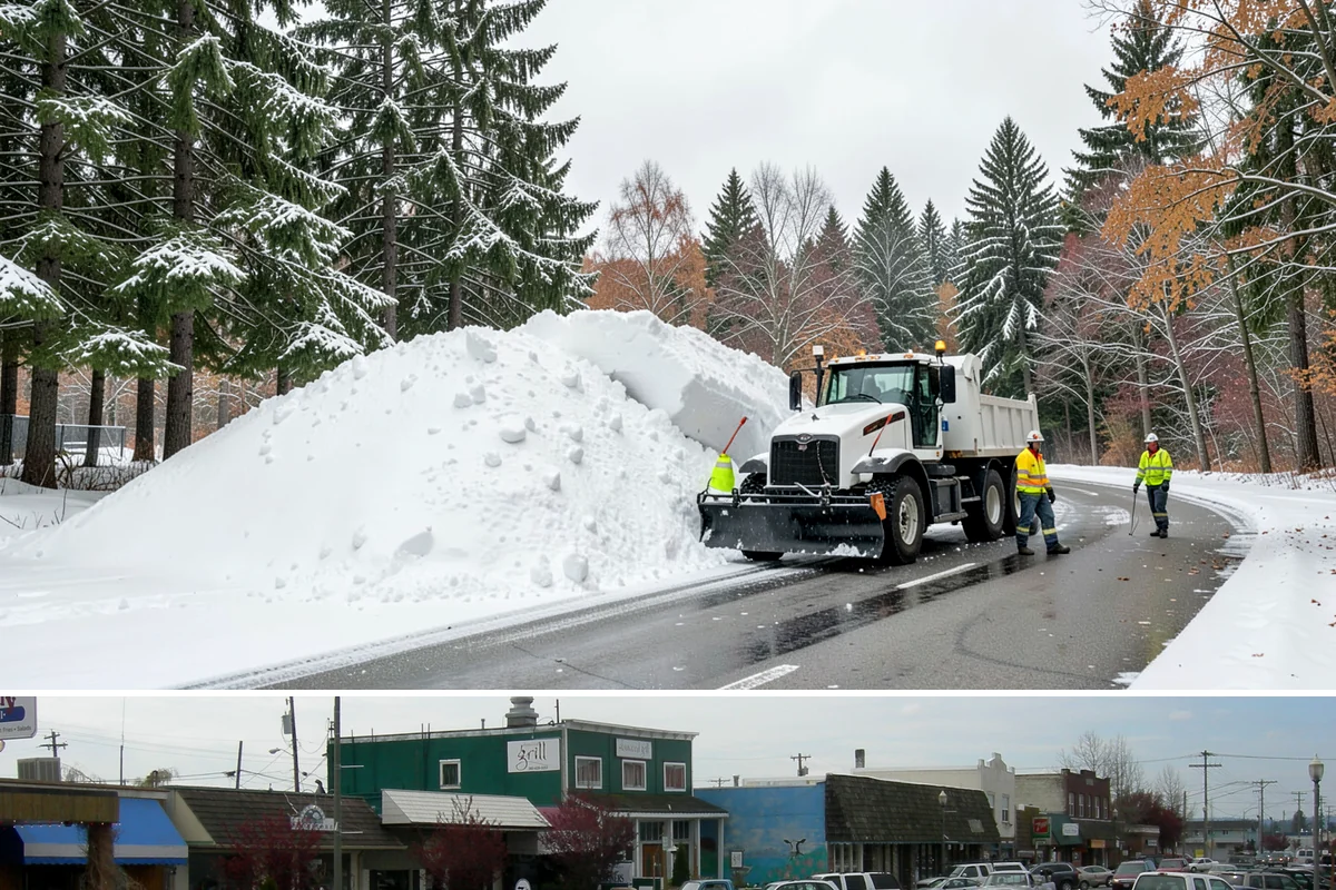 Sidewalk Sanding in Stanwood, Snohomish County, WA - Sidewalk sanding is most needed during deep-cold snaps in the heart of winter.