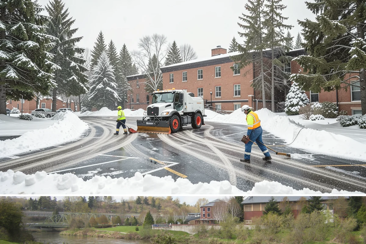 Sidewalk Sanding in Tukwila, King County, WA - Sidewalk sanding is most needed during deep-cold snaps in the heart of winter.