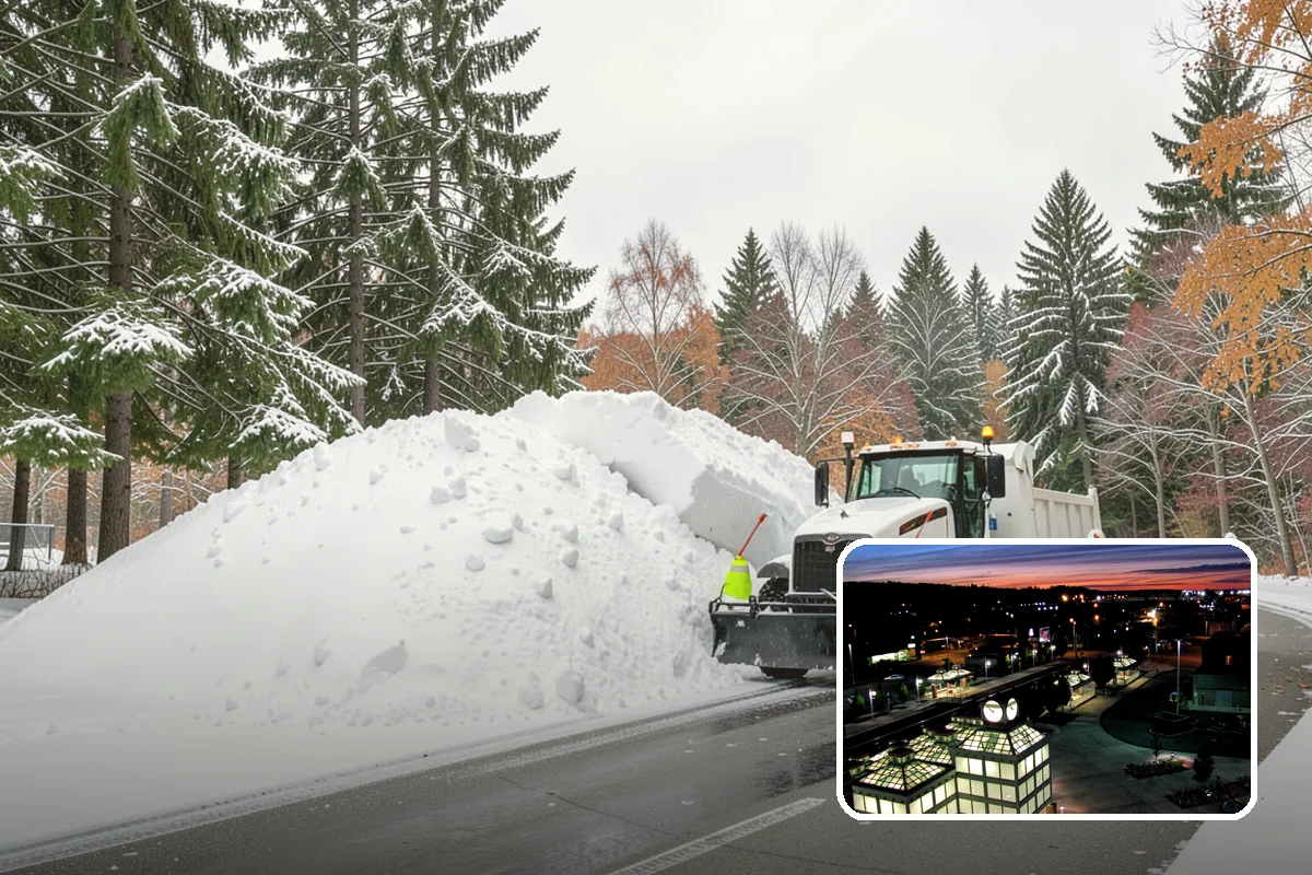 Sidewalk Shoveling in Auburn, King County, WA - Full-width clearing to the concrete