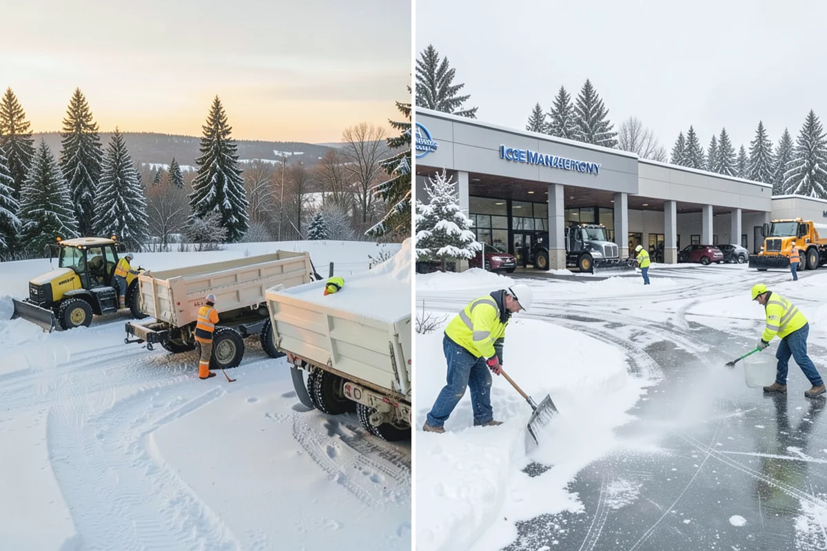 Sidewalk Shoveling in Bonney Lake, Pierce County, WA - We shovel the full walk width to the surface