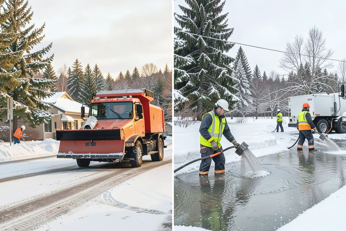 Sidewalk Shoveling in Gold Bar, Snohomish County, WA - We shovel the full walk width to the surface