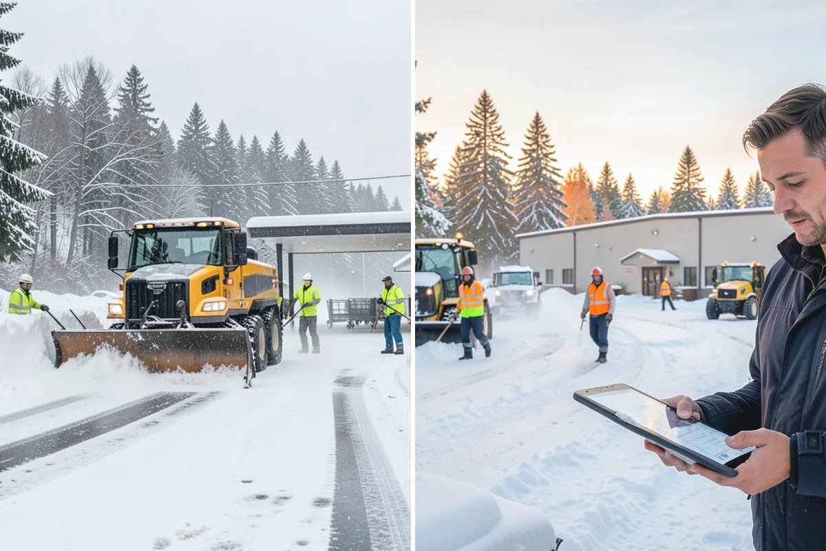 Sidewalk Shoveling in Granite Falls, Snohomish County, WA - We shovel the full walk width to the surface