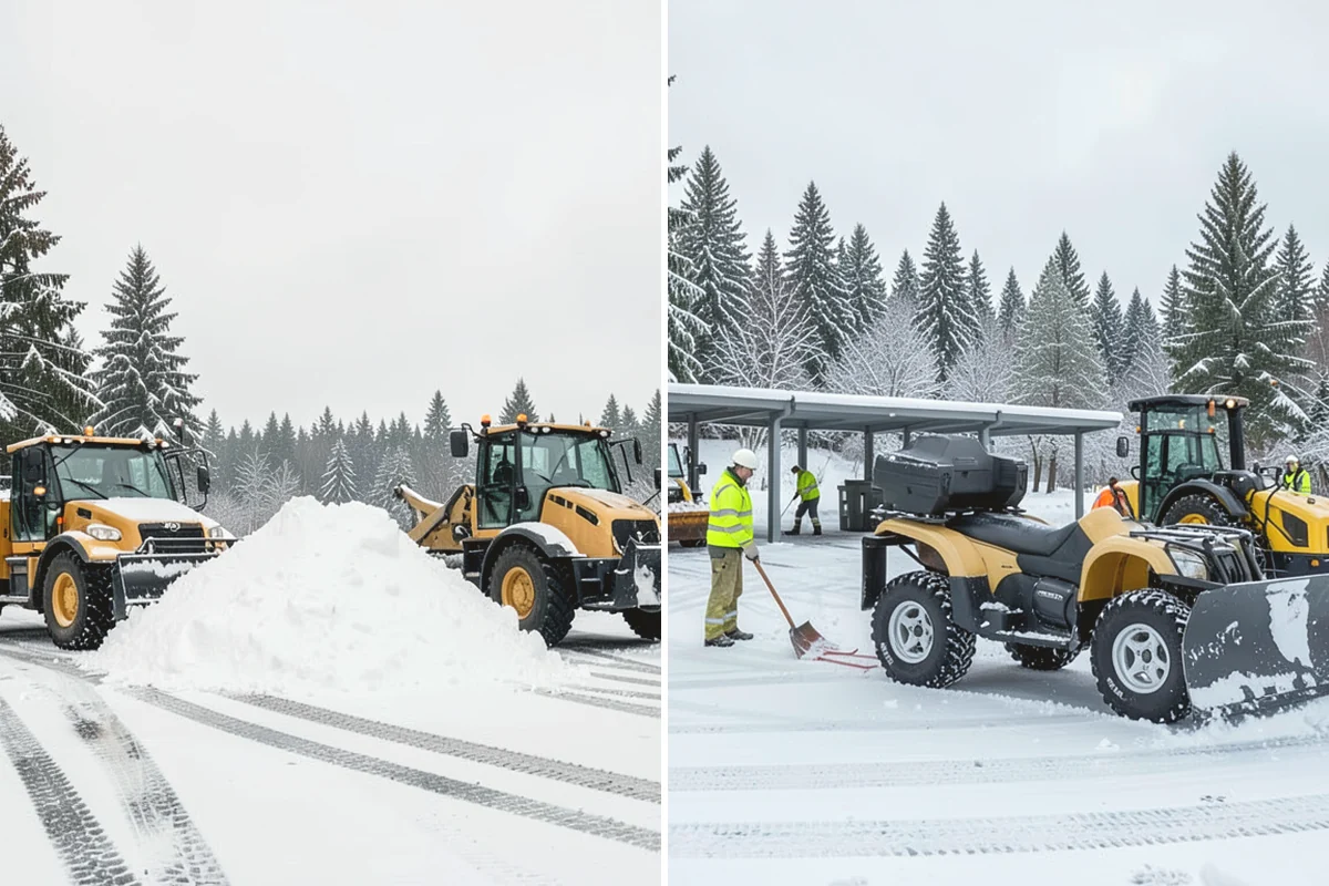 Sidewalk Shoveling in Mukilteo, Snohomish County, WA - We shovel the full walk width to the surface