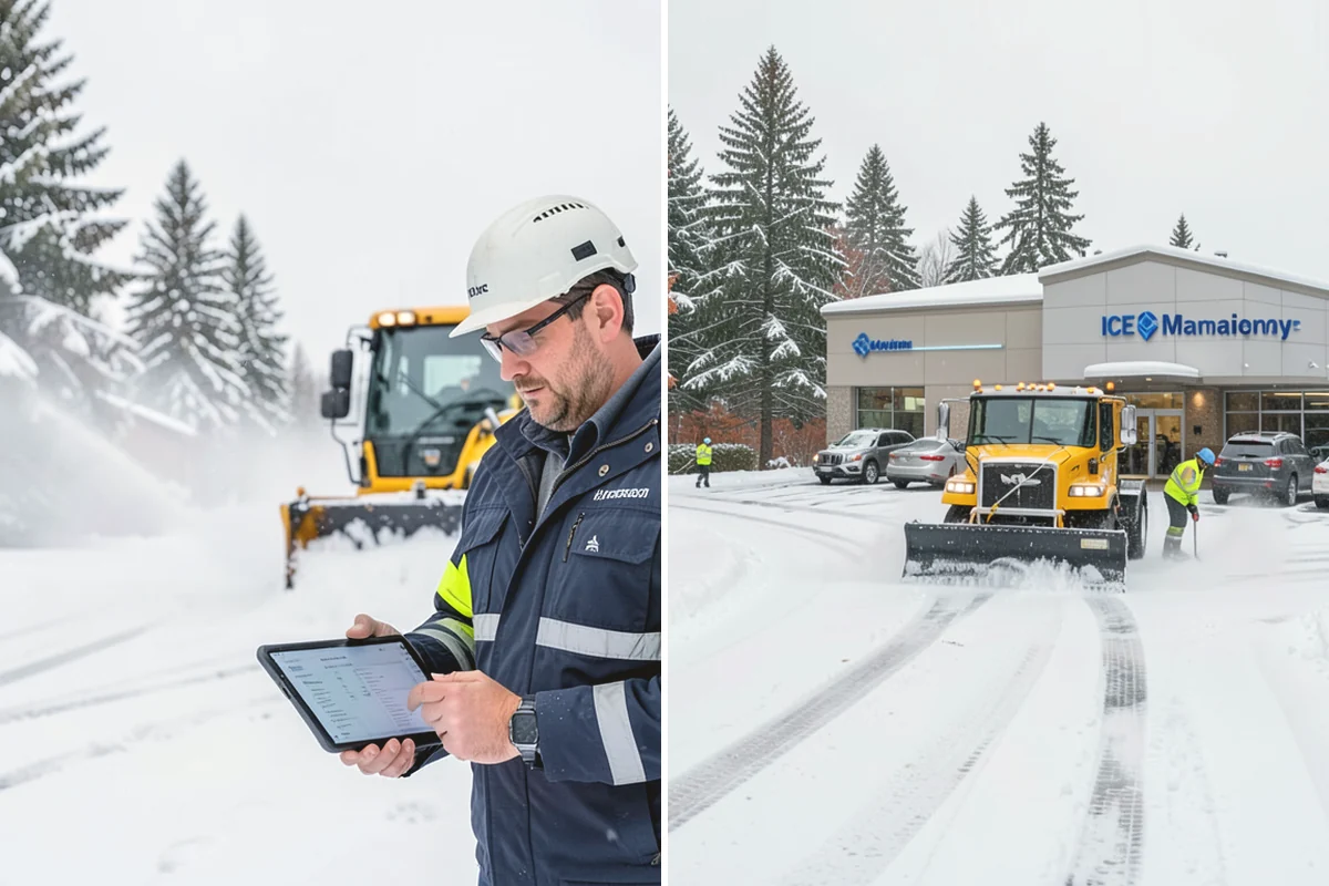 Sidewalk Shoveling in Oak Harbor, Island County, WA - We shovel the full walk width to the surface