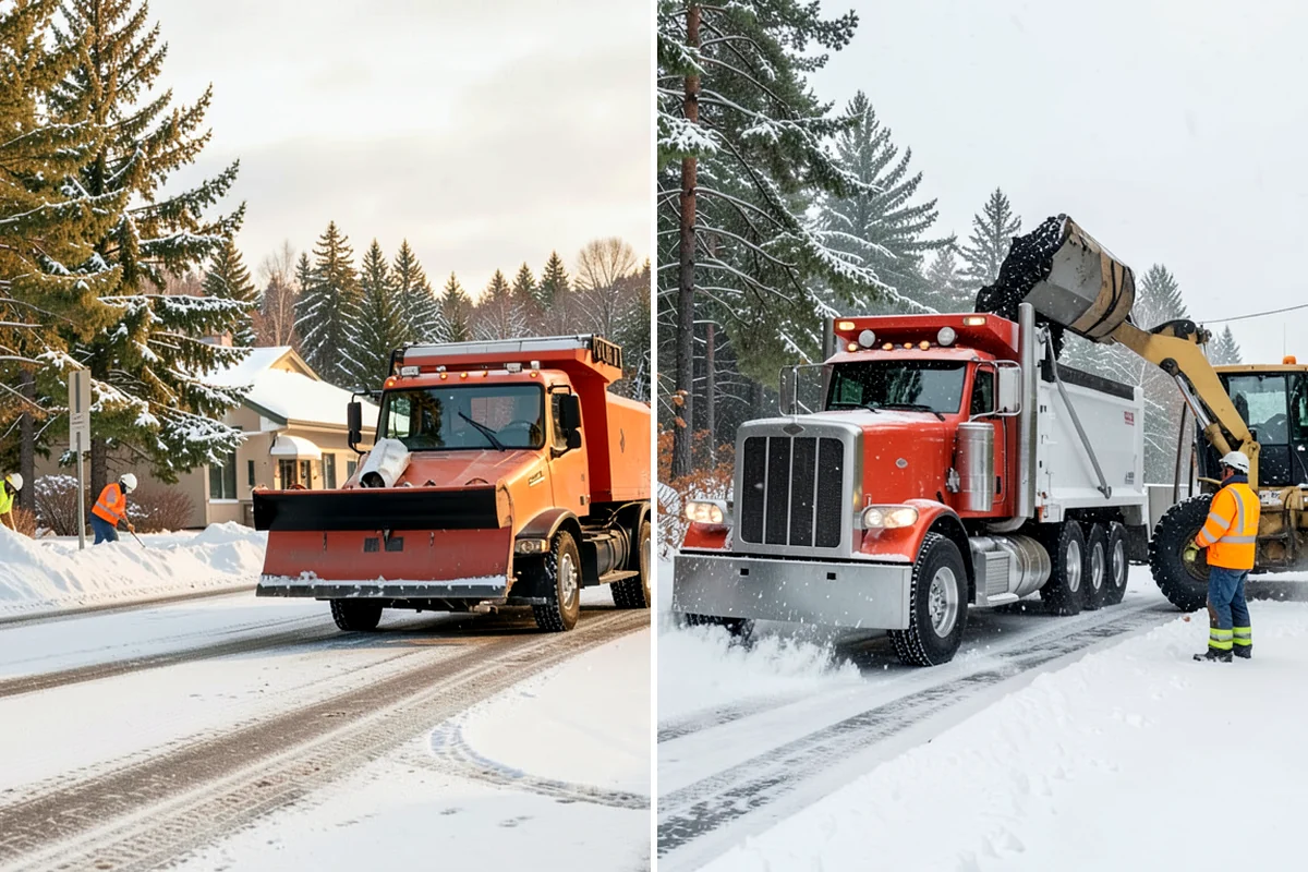 Sidewalk Shoveling in Pacific, King County, WA - We shovel the full walk width to the surface