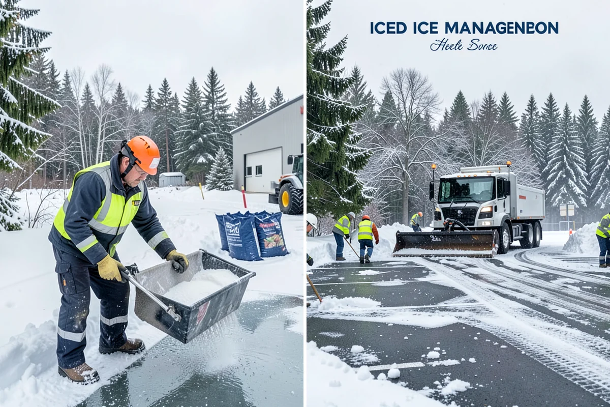 Sidewalk Shoveling in Sedro-Woolley, Skagit County, WA - We shovel the full walk width to the surface