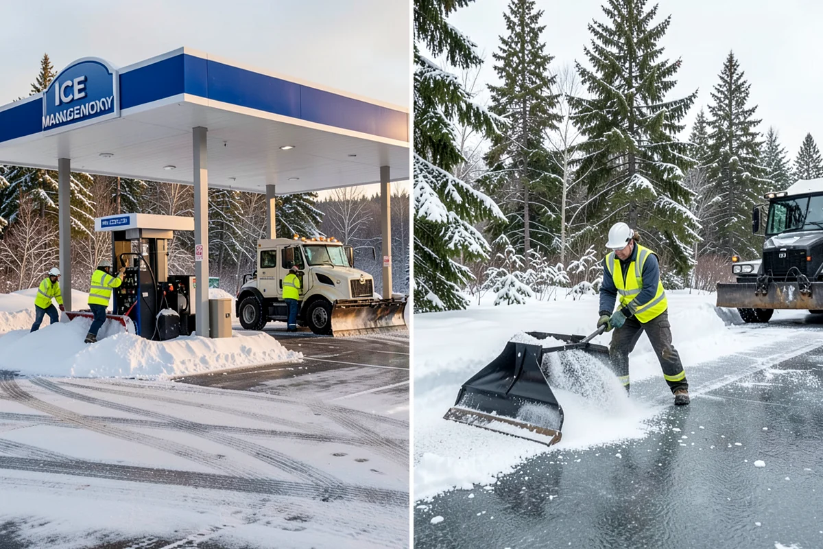 Sidewalk Shoveling in Shoreline, King County, WA - We shovel the full walk width to the surface
