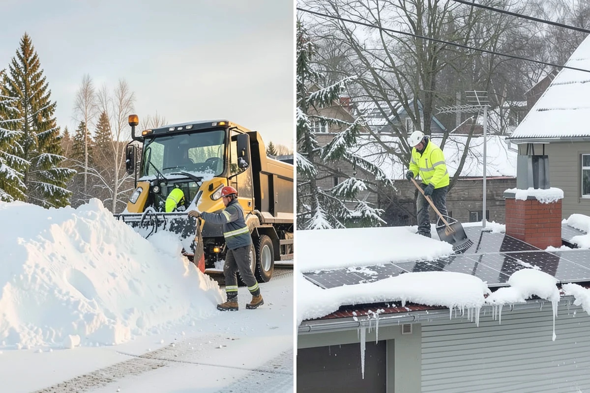 Sidewalk Shoveling in Skykomish, King County, WA - We shovel the full walk width to the surface