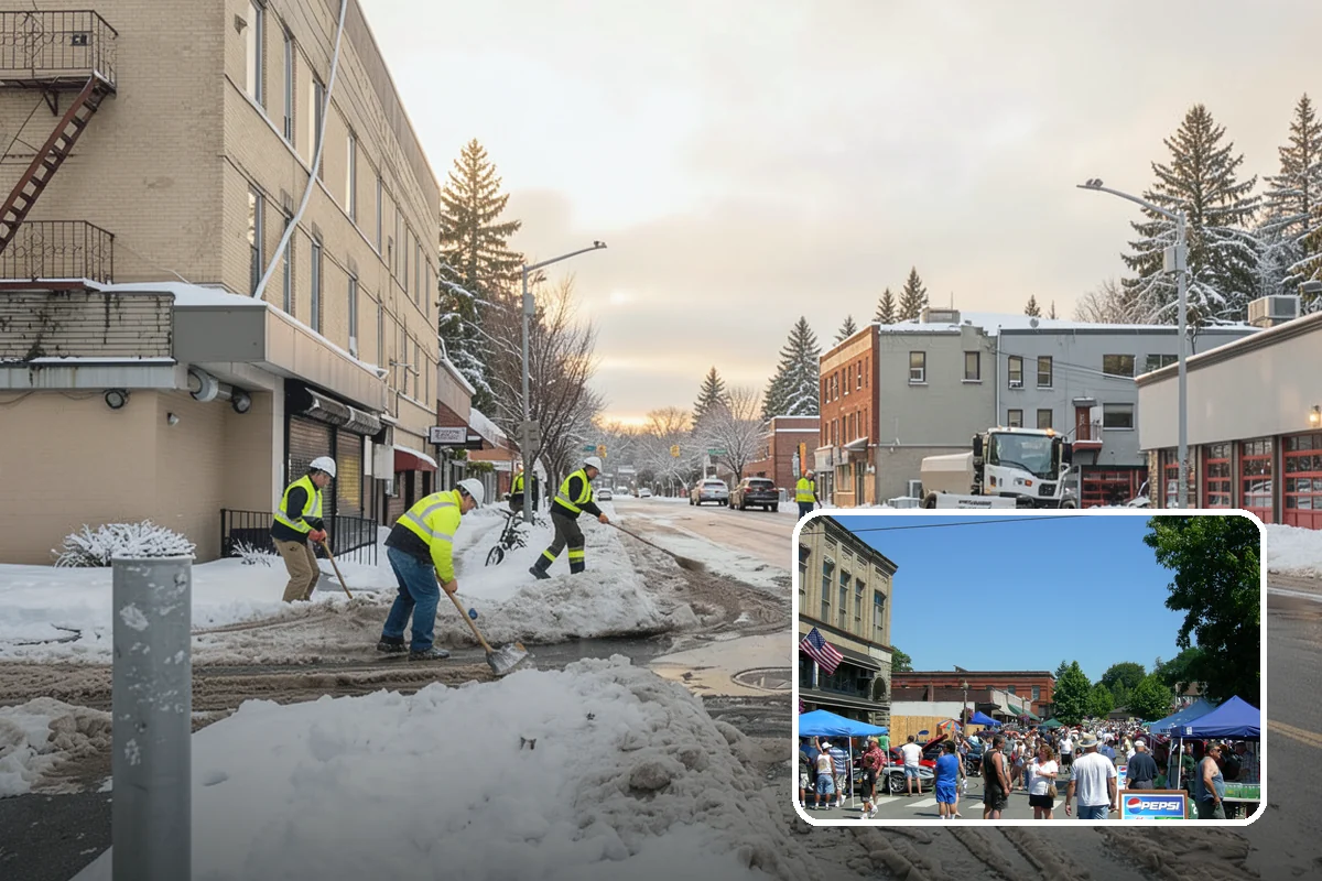 Sidewalk Shoveling in Snohomish, Snohomish County, WA - Full-width clearing to the concrete